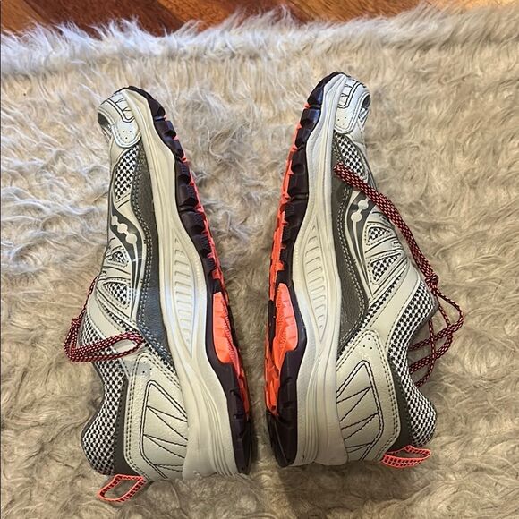 Saucony Excursion TR 9 Gray and‎ Orange Trail Running Shoes - Picture 5 of 8
